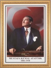 İnter Atatürk Portresi Varaklı 50X70 İnt-026