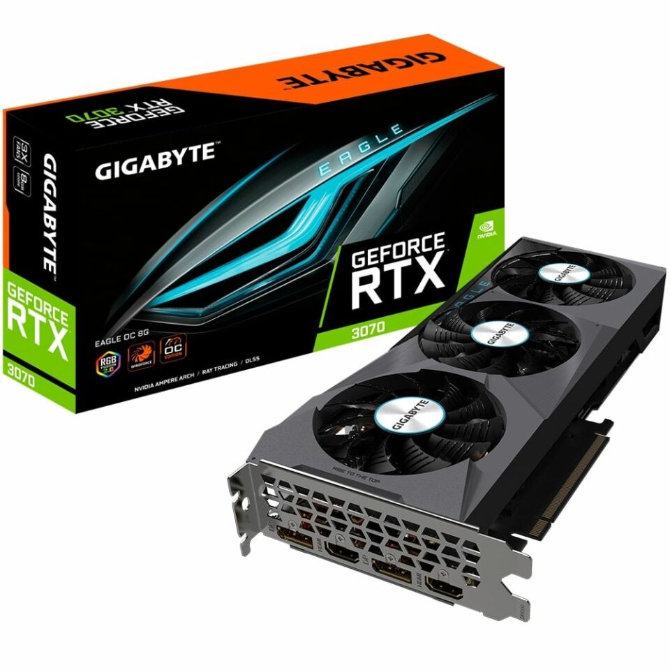 RTX3070 EAGLE OC 8GB 256 Bit GDDR6 PCI-E 4.0 Ekran Kartı