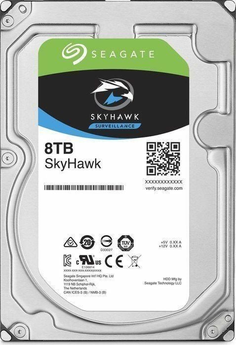 8TB SkyHawk Sata 3.0 7200RPM 256MB 3.5'' Dahili Güvenlik Disk