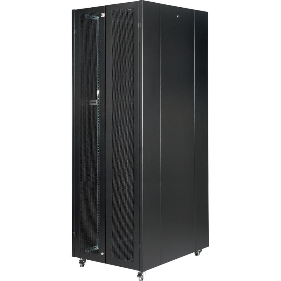 PROLINE 400P  PERFORE KAPAKLI42U W800mm x D1000mm Dikili tip Kabinet- Perfore kapaklı