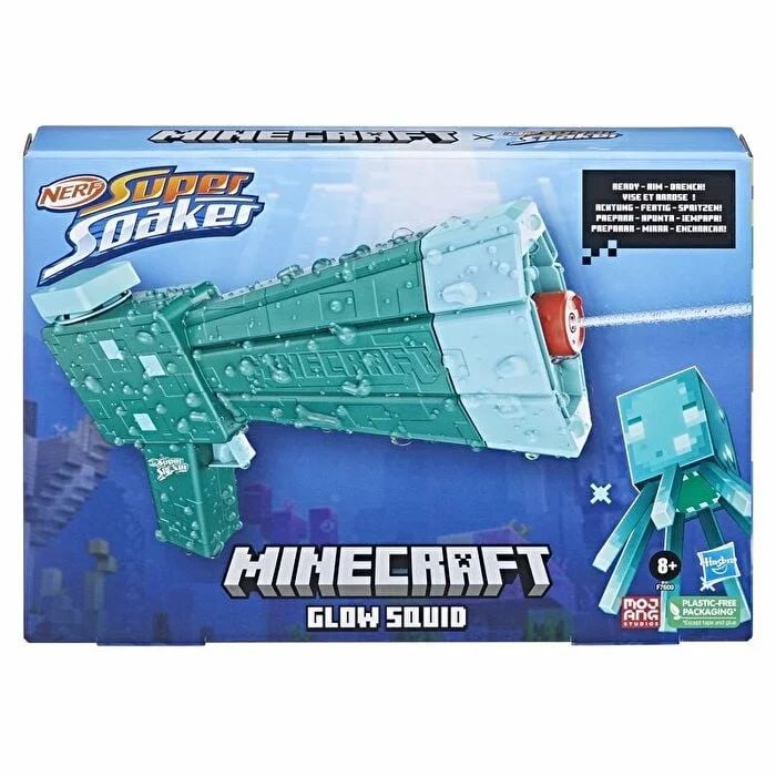 Nerf Super Soaker Minecraft Glow Squid F7600