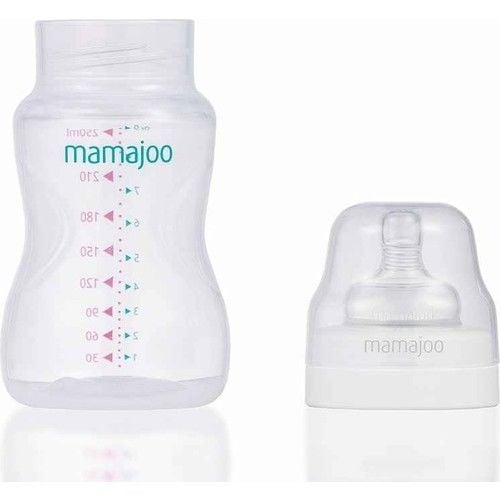 Mamajoo Silver Biberon 250ml ve Anti Kolik Biberon Emziği No2