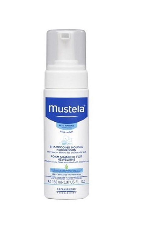 Mustela Yeni Doğan Konak Önleyici Köpük Şampuan 150ml