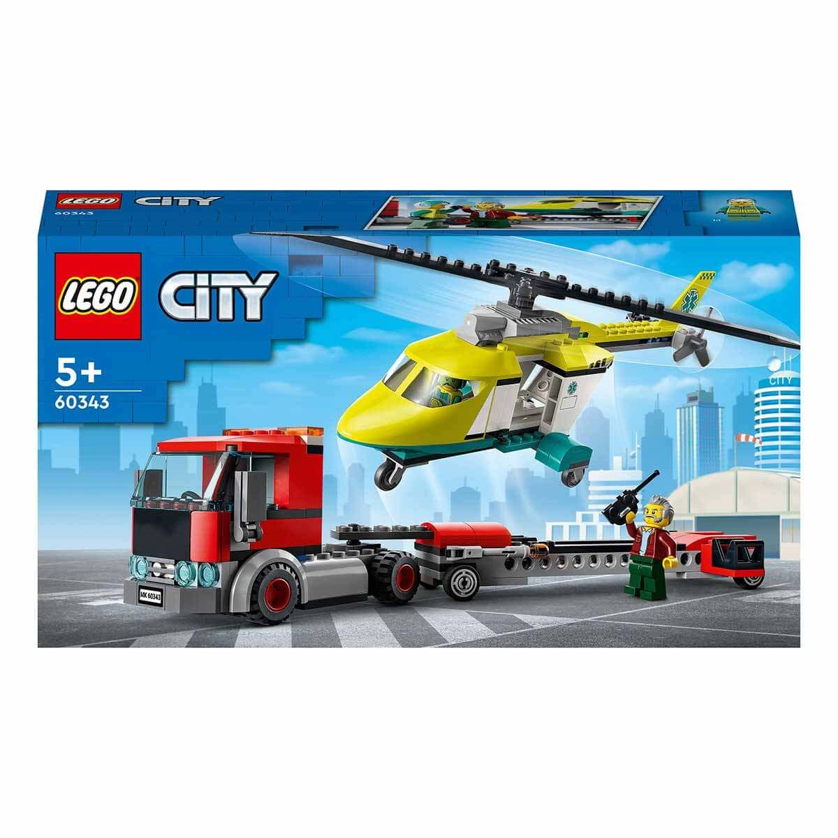 Lego City Kurtarma Helikopteri Nakliyesi 60343