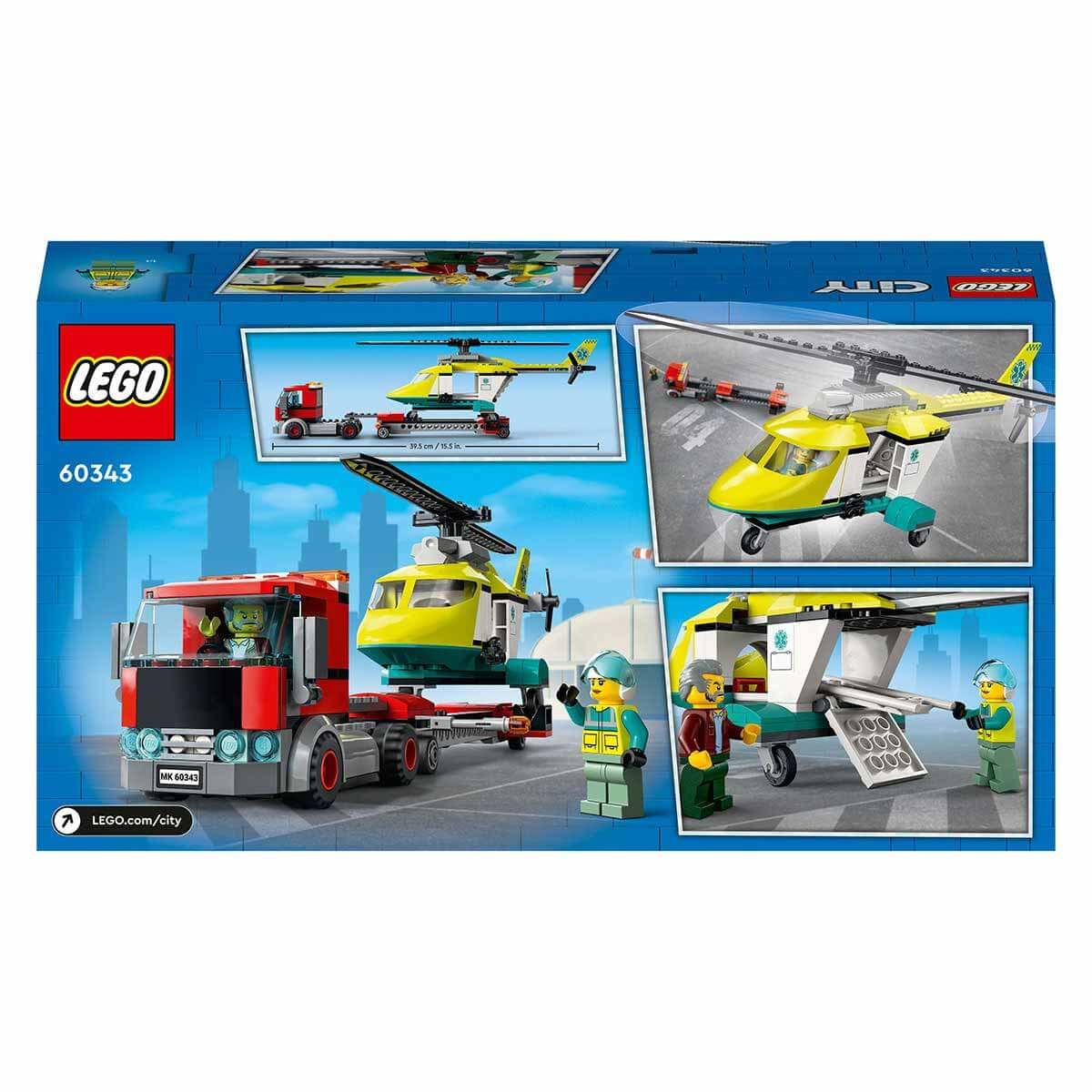 Lego City Kurtarma Helikopteri Nakliyesi 60343