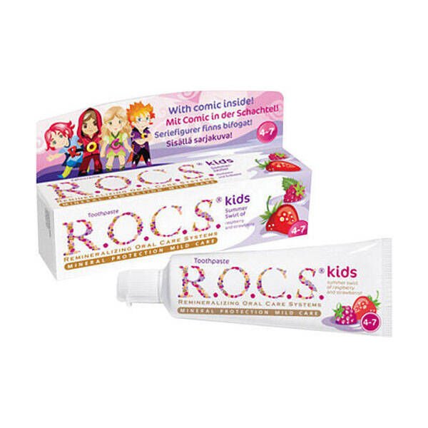 R.O.C.S.Kids Diş Macunu 35ml 4-7 Yaş Ahududu