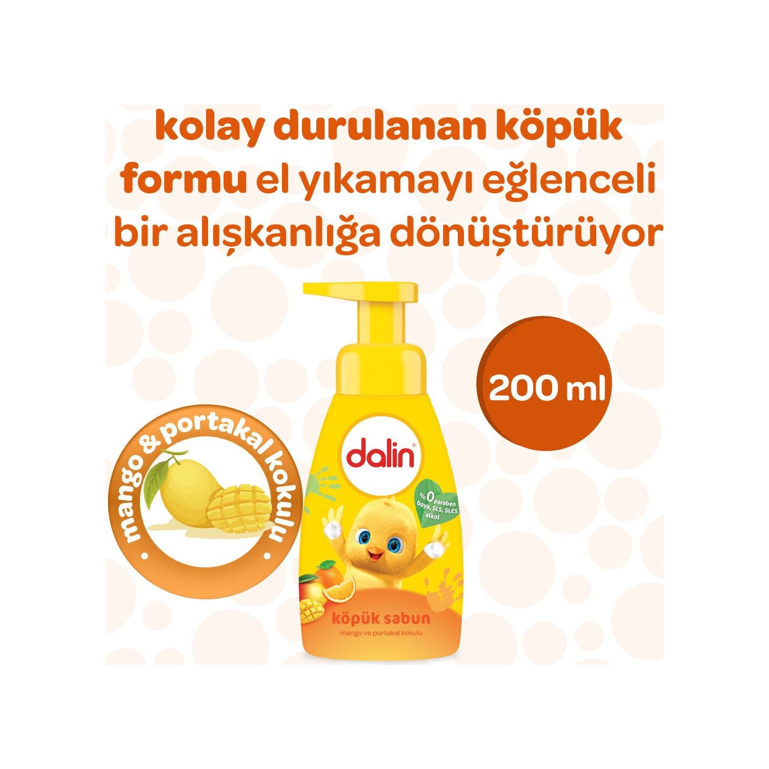 Dalin Köpük Sabun Mango Kokulu 200 ML