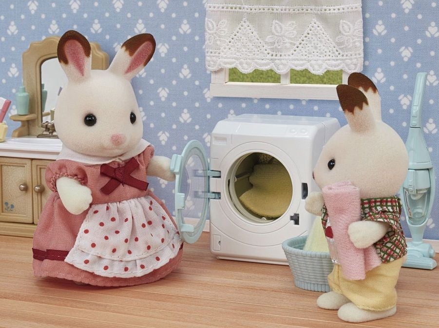 Sylvanian Families Çamaşır Makinesi ve Elektrik Süpürgesi 5445