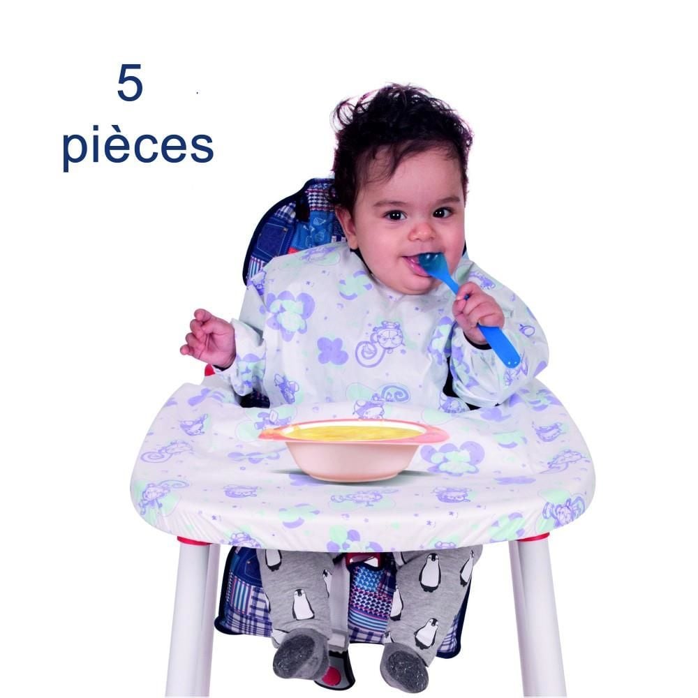 Sevi Bebe Kollu Mama Sandalyesi Önlüğü (5 Adet) ART-264