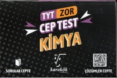 Karekök Yayınları TYT Kimya Zor Cep Test