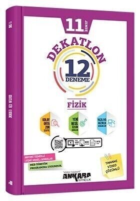 Ankara Yayıncılık 11. Sınıf Fizik Dekatlon 12 Deneme