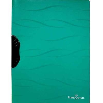 Faber Castell Yeşil Sırttan Sıkıştırmalı A4 Dosya
