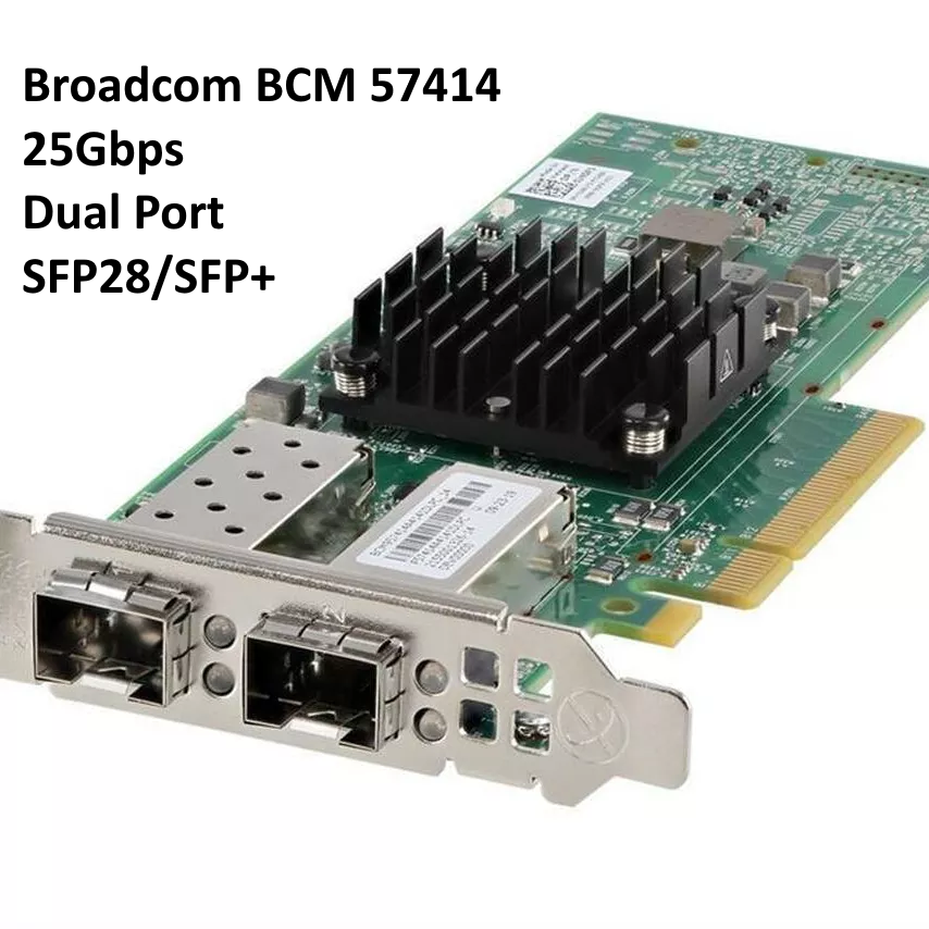 Broadcom BCM57414 25 Gigabit PFSense uyumlu Ethernet Kart