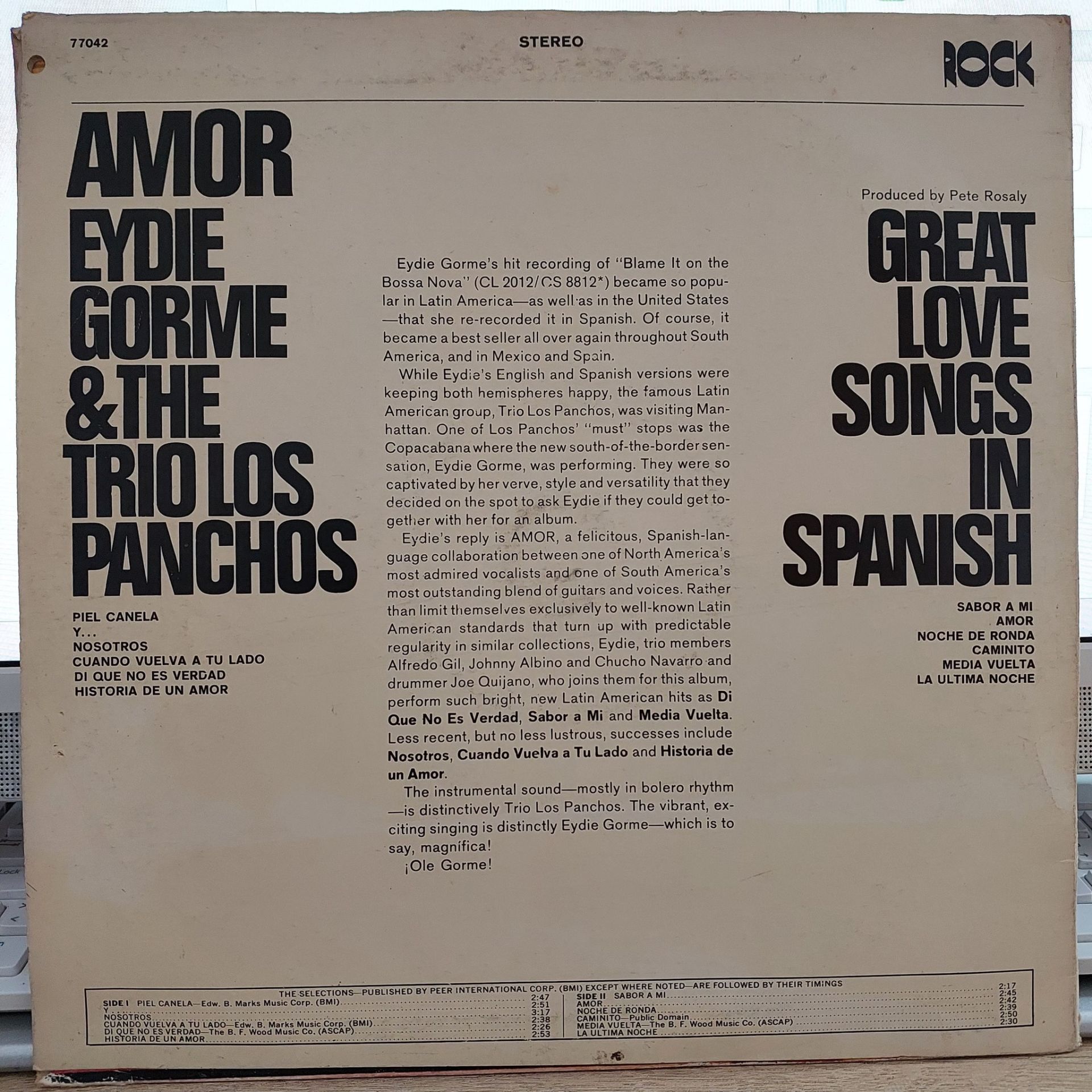 Eydie Gorme The Trio Los Panchos Amor Great Love Songs In eydie-gorme-the-trio-los-panchos-amor-great-love-songs-in