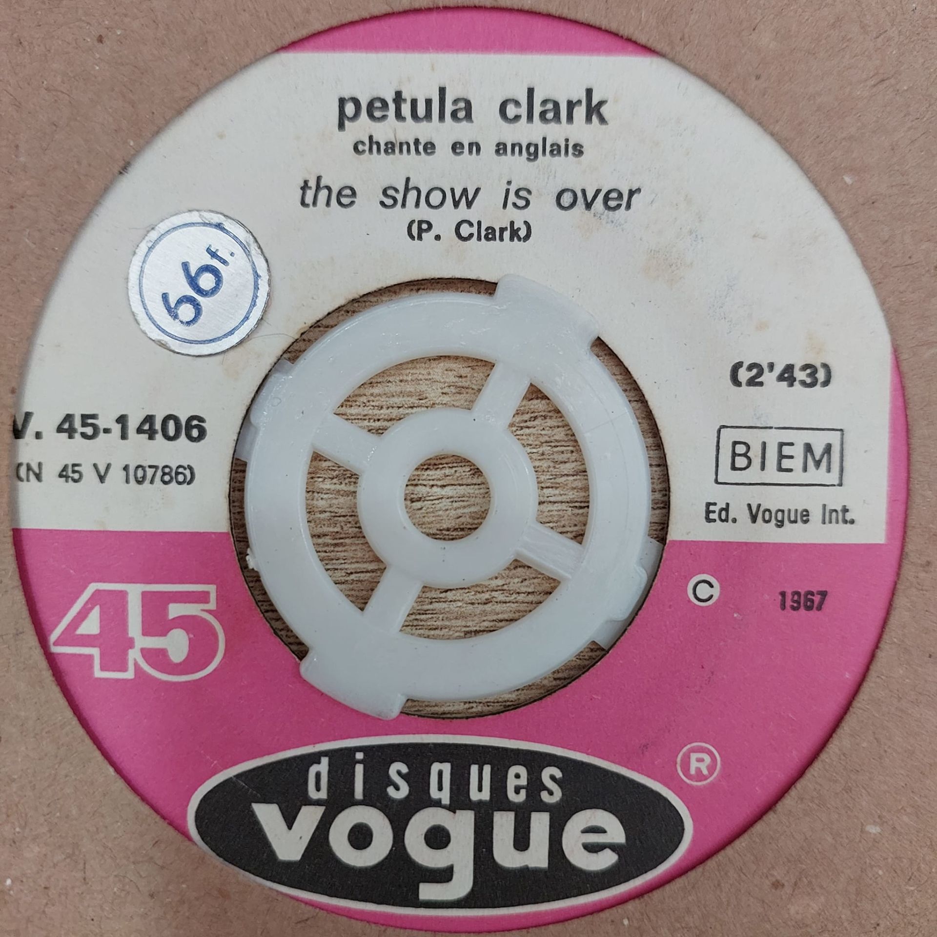 Petula Clark – This Is My Song 45LİK PLAK