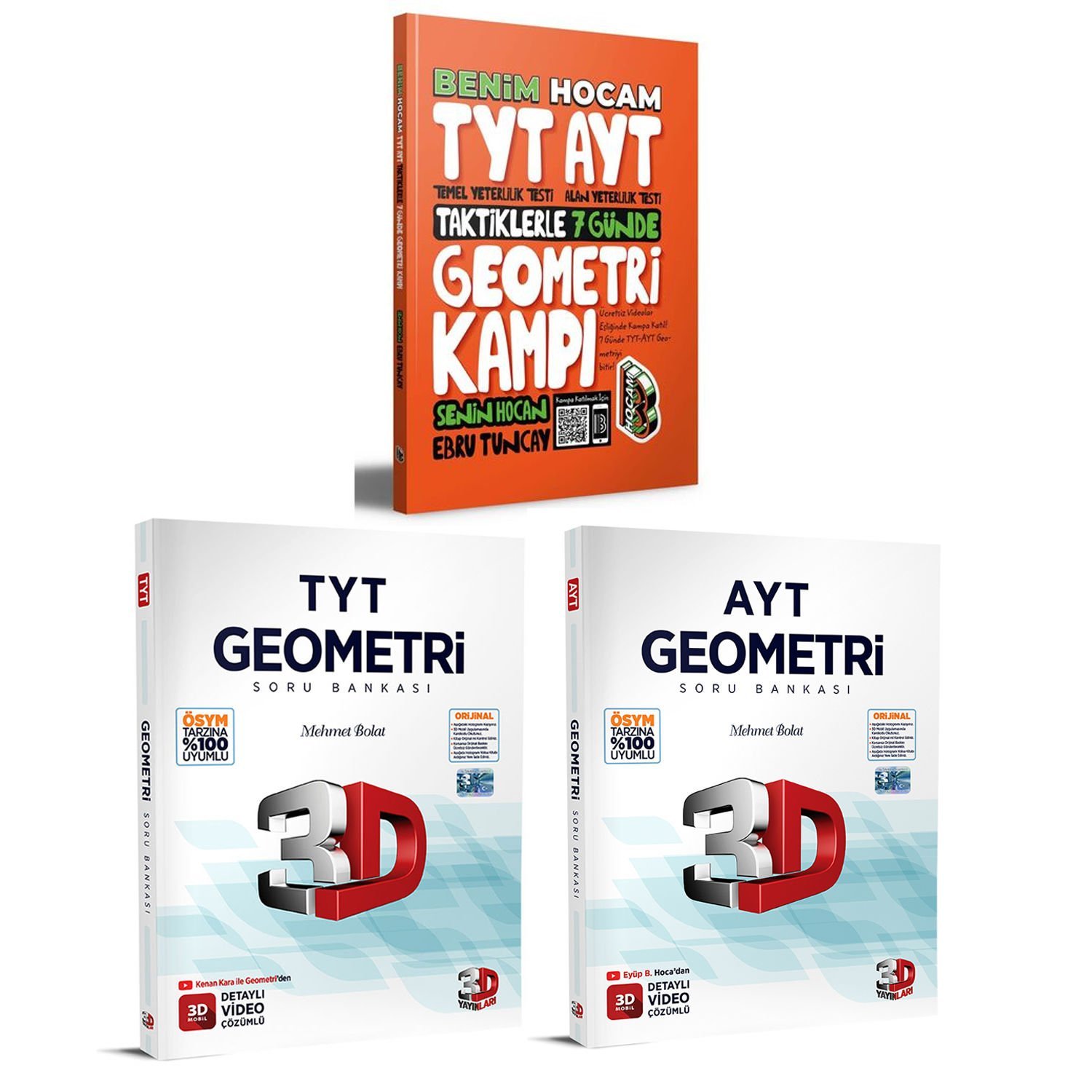 2023 3D TYT AYT Geometri Soru Ve BenimHocam TYT AYT Geometri Kampı Seti ...