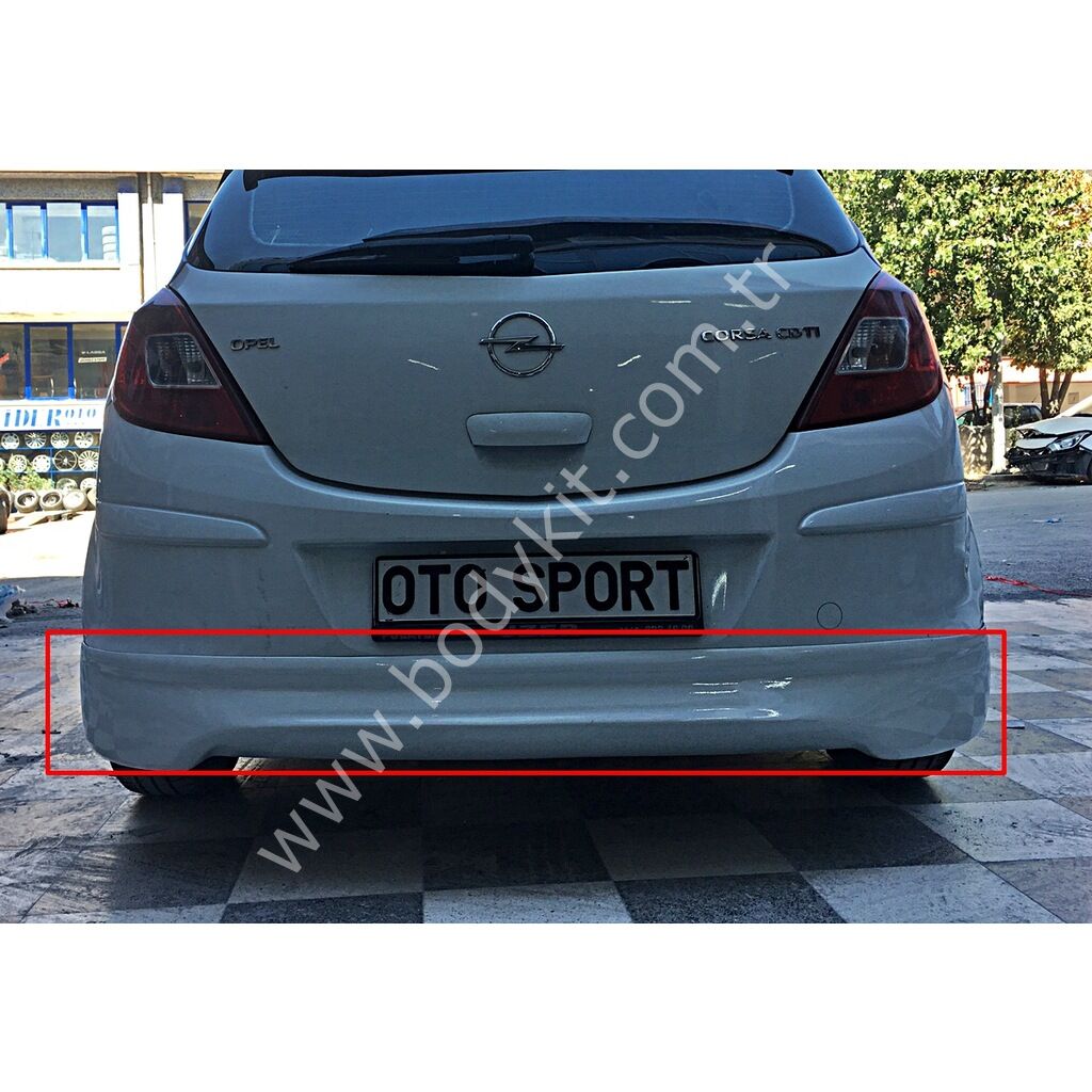 OPEL CORSA D ARKA TAMPON EKİ