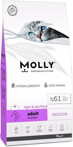 Molly Light Sterilised Tavuklu Yetişkin Kuru Kedi Maması