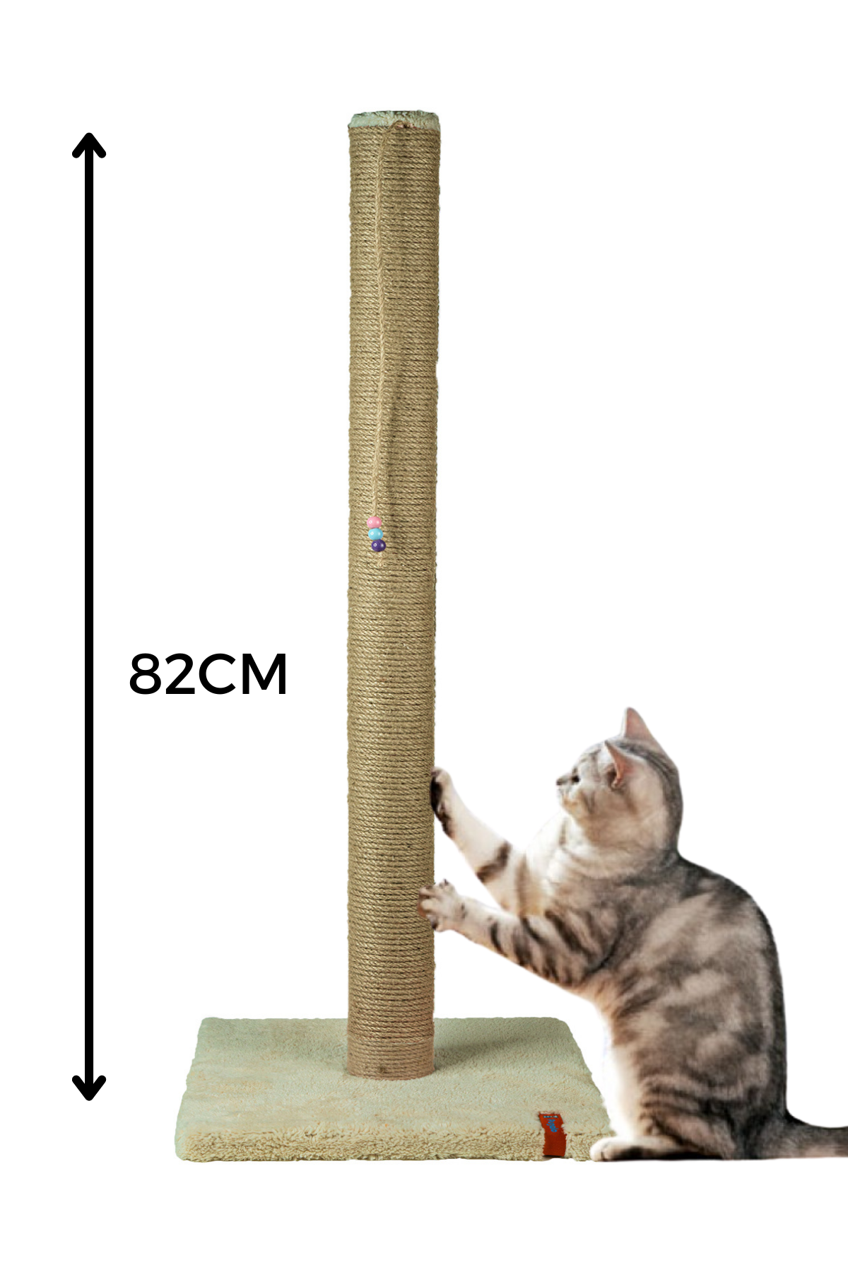 Pugalo 82 cm Catnipli Kedi Tırmalama Tahtası