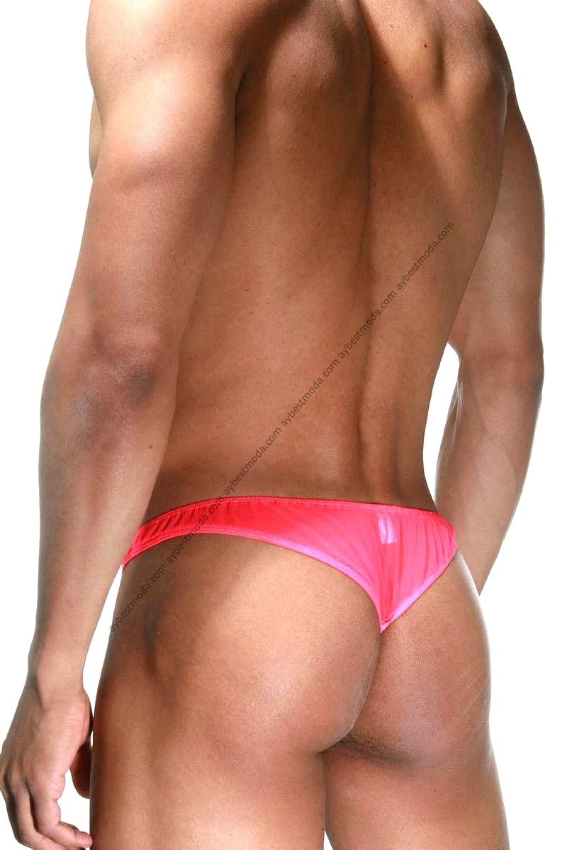 Pembe Transparan Erkek Tanga ABM6641
