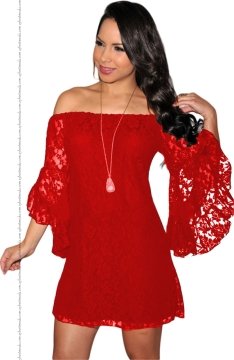 Dantelli Mini Elbise Gece Elbisesi Abm5967 Aybestmoda