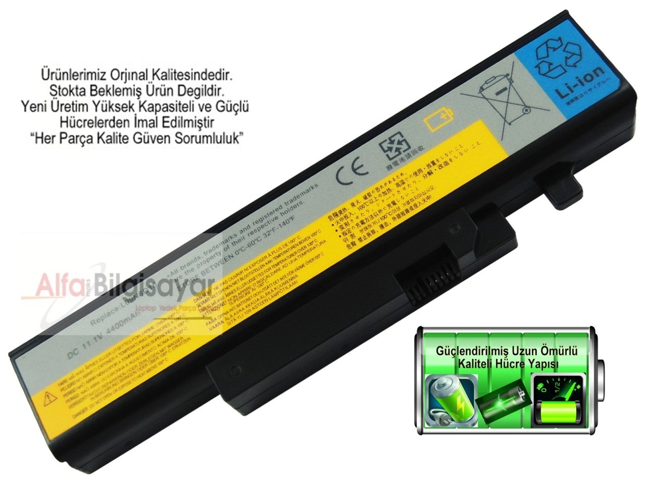 Lenovo Ideapad B560 V560 B560e B560 4330 20068 20069 Y460 Y560 B560 V560 57y6440 L09n6d16 Lo9n6d16 L10l6y01 Y560 Y560a Y560at Batarya Pil A Laptop Battery Lenovo Lenovo Alfa Bilgisayar