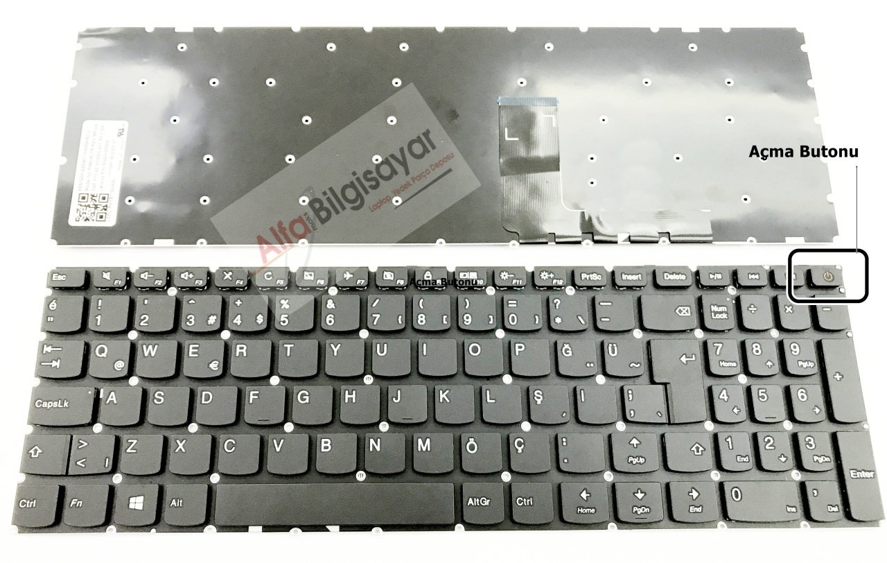 Lenovo Ideapad 110 15acl 110 15ast 110 15ibr 110 15ibr V110 15ast V110 15iap V110 15ikb V110 15isk 80tr 80t7 80w2 80ud 80td 80tg 80th 80tl 80tj 9z Ncssn 201 Sn20k93009 Nsk Bv2sn 01 Pk1311s2a05 Power Tuslu Klavye Tus Takimi Q Tu Lenovo
