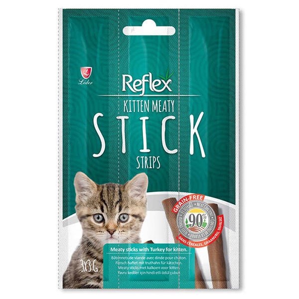 Reflex Kitten Sticks Hindili Kedi Ödül Çubukları 3x3 Gr