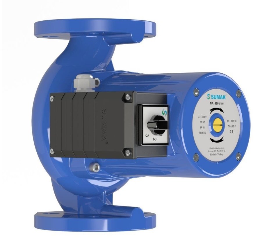 sumak ssp3 50 10 flansli sirkulasyon dn50 380v