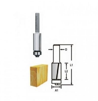 Makita D-47765 Rulmanlı Kenar Alma Freze Bıçağı (Üç Bıçak) 12.7mm