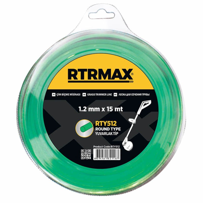 RTRMAX RTY535 3.5mmx41m Yeşil Yuvarlak Tırpan Misinası