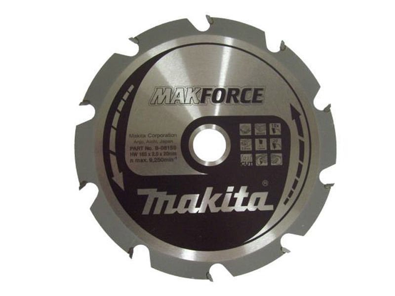 Makita B-08159 5604R,HS6601 Daire Testere için Elmas Daire Testere Bıçağı 165x20mm 10 Diş