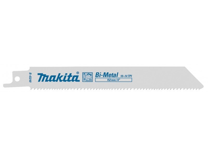 Makita B-43240 Bi-Metal Tilki Kuyruğu Kılıç Testere Bıçağı 152mm Çivili Ahşap