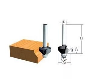 Makita D-09488 Rulmanlı Kenar Alma Bıçağı Freze Ucu