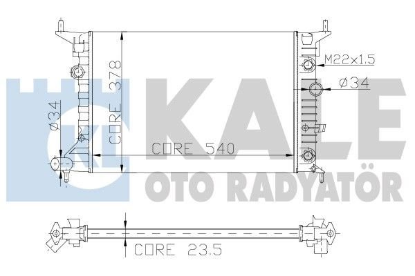 Opel Vectra B Radyator