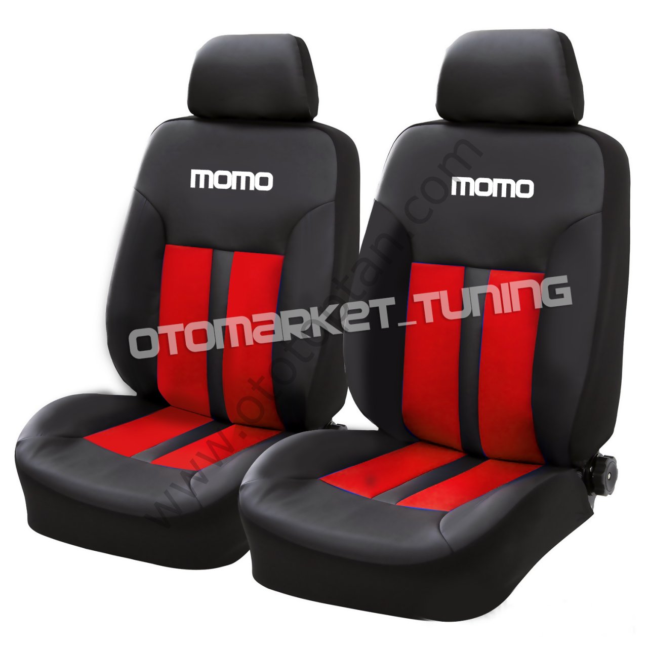 Momo Koltuk Kilifi Seti Kirmizi Siyah Ototoptan Com