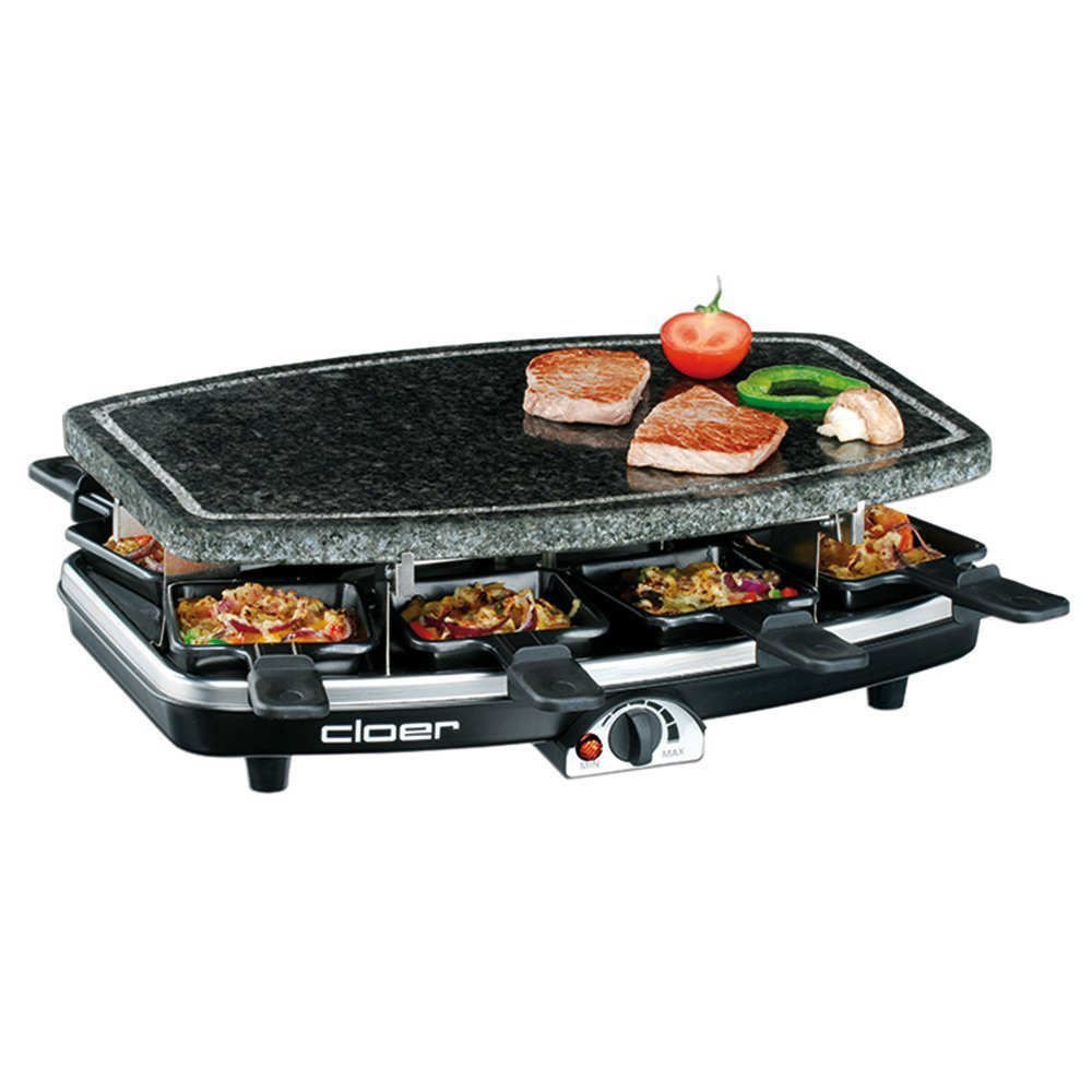 cloer 6430 raclette mangal dogal tasli 1200 v yapismaz kapla