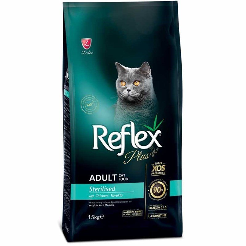 REFLEX PLUS CAT STERILISED CHICKEN 15 Kg Reflex Plus