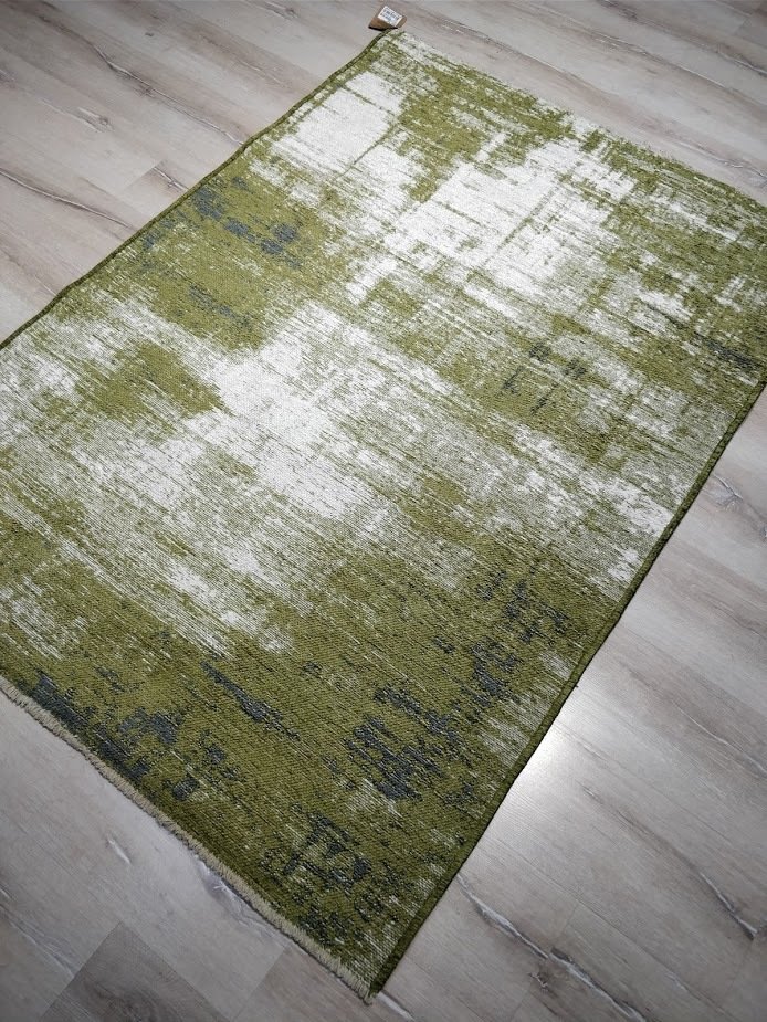 Yamalihome Heryerehali Yamali Home Macka 2860 Yesil Gri 120x170 Cm Cift Tarafli Kilim