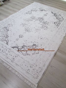 Moretti Side 10407b 77x150 Cm Bej Gri Yikanabilir Cift Tarafli Modern Hali