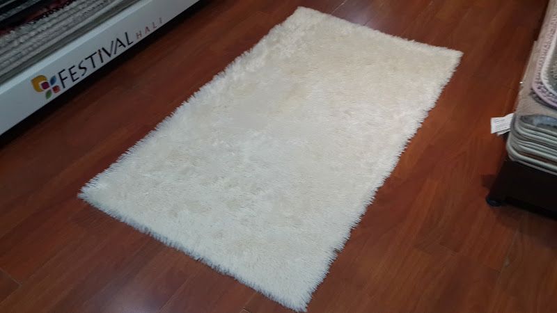 Dogus Pelus Hali Heryerehali Dogus Tavsan Tuyu Krem 80x300 Cm