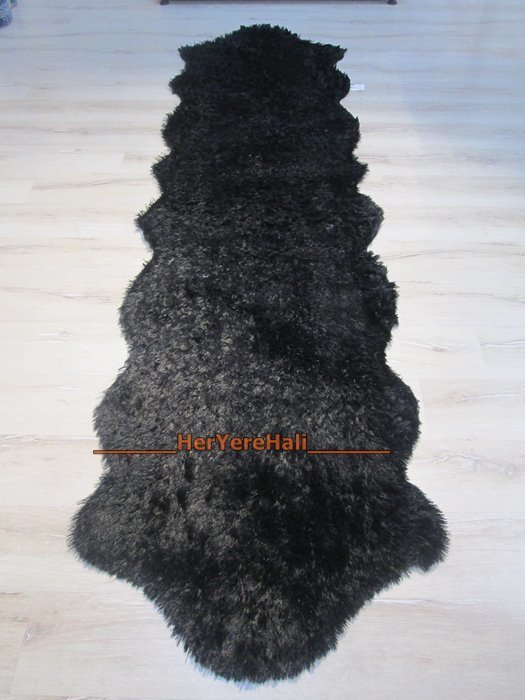 YamalıHome HerYereHalı Yamalı Home Peluş Tavşan Tüyü 80x300cm
