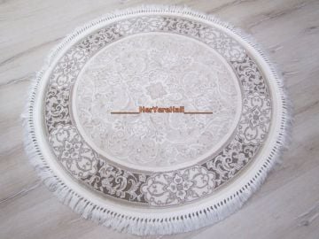 Artemis Hali Heryerehali Seri Sonu Hali Prato Exclusive 1201c 120x120cm Yuvarlak Hali