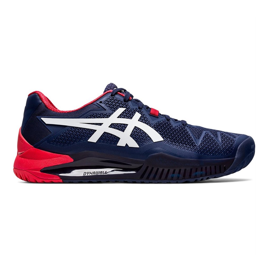 Asics Gel Resolution 8 Erkek Tenis Ayakkabisi 1041a079 400 Sporhit Com