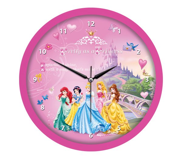 Disney Princes Cocuk Duvar Saati Pembe 4503 Fiyatlari