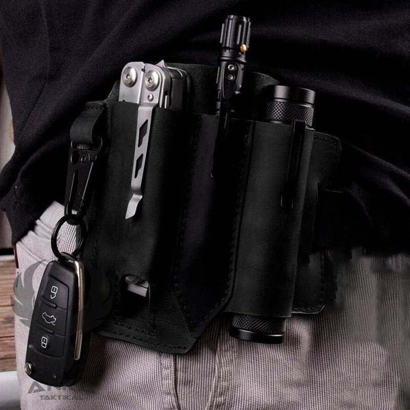 cok amacli pu deri kilif edc organizator kilif