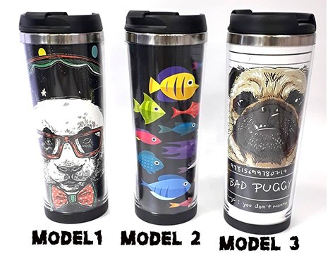 Desenli Renkli Termos Kupa Bardak Mug Toptan Kupa Bardak Modelleri