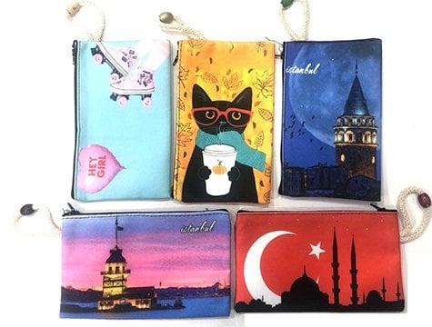 Dijital Baskili Ham Bez Cuzdan Toptan Hediyelik Esya