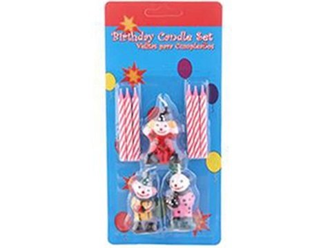 Palyacolu Dogum Gunu Pasta Mumu 3 Palyaco 6 Pata Mum Toptan Dogum Gunu Parti Malzemeleri Susleri