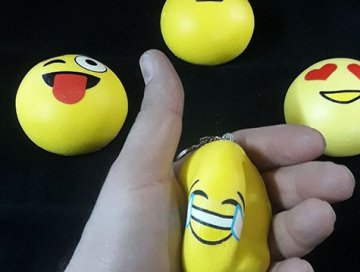 squishy emoji yumusak sikilabilir stres